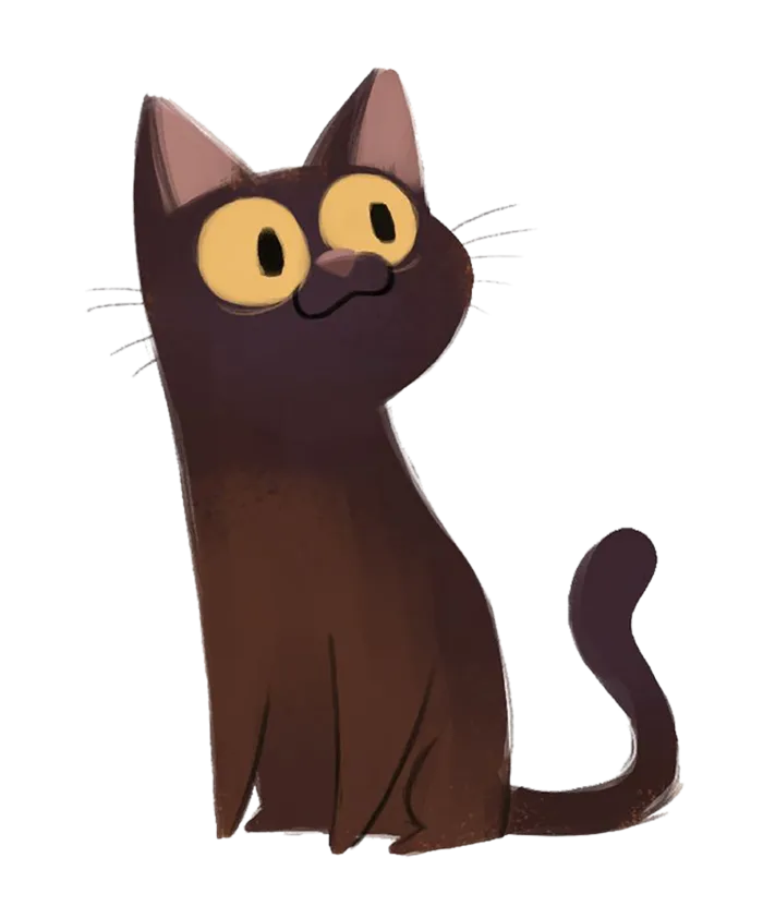 猫咪卡通简笔