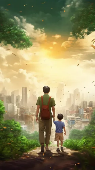 父亲 父亲节 温馨 坚强 爱护 关怀 教育 快乐 幸福 父爱