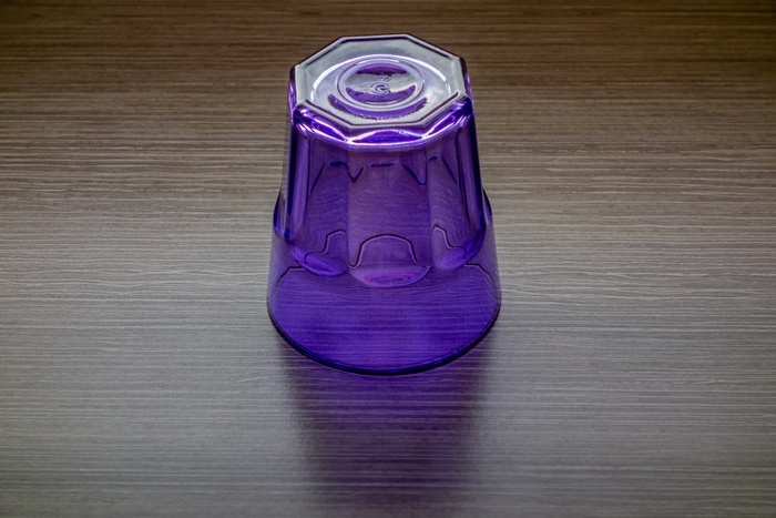 紫色塑料杯子图片