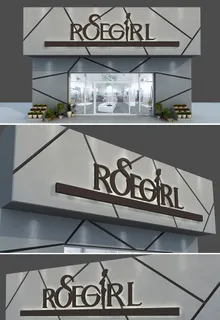 简约现代服装店买手店店面门头店招招牌 简约现代服装店买手店店面门头店招招牌