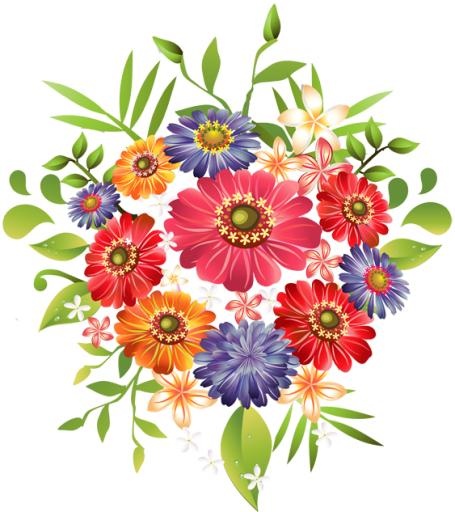 花束 PNG免抠(563x633)