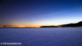 黄昏海景风景画壁纸