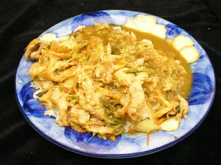 泡菜猪肉咖喱饭