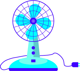 风扇的图标插画