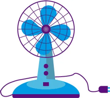 风扇的图标插画