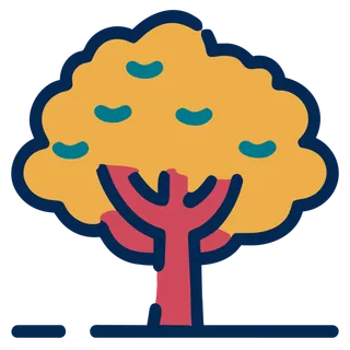 大树矢量免扣元素