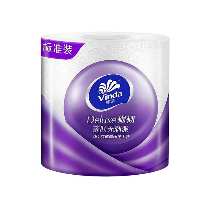 M维达 卫生纸卷纸厕纸 130g／卷（7D-5-9）超市商品白底图免抠实物摄影png格式图片透明底