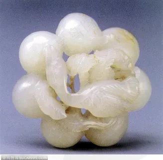 传统工艺-葡萄果实玉器 传统工艺-葡萄果实玉器