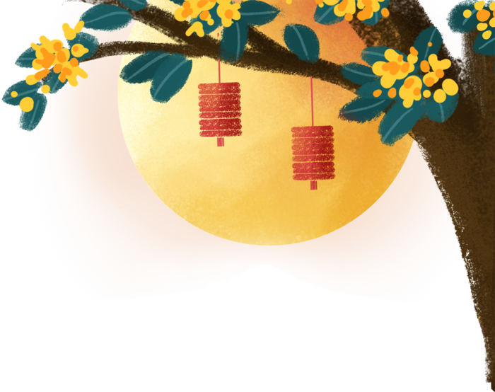 中秋月亮素材