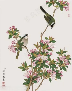 余挚 唯美花鸟国画艺术画 余挚 唯美花鸟国画艺术画