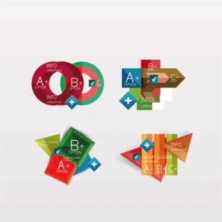 免抠个性字母标签