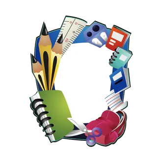 书本铅笔卡通边框少儿兴趣班