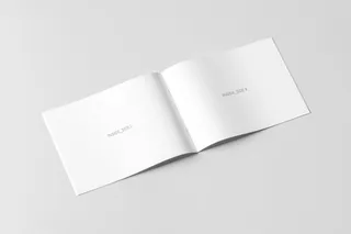 简约极简画册样机