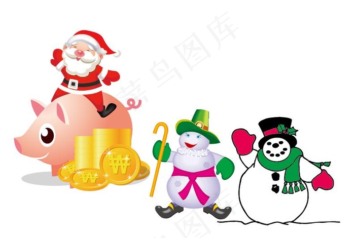 圣诞节素材ai矢量模版下载