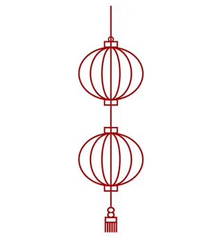 矢量红灯笼