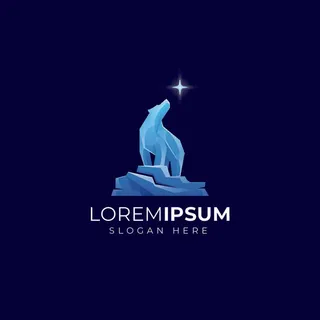 动物形象几何图形状鸟类狗狗渐变LOGO标志ai矢量源文件设计素材