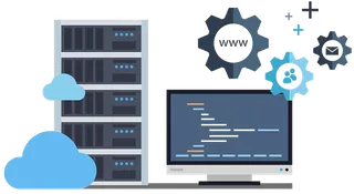 计算机卡通素材服务器显示器