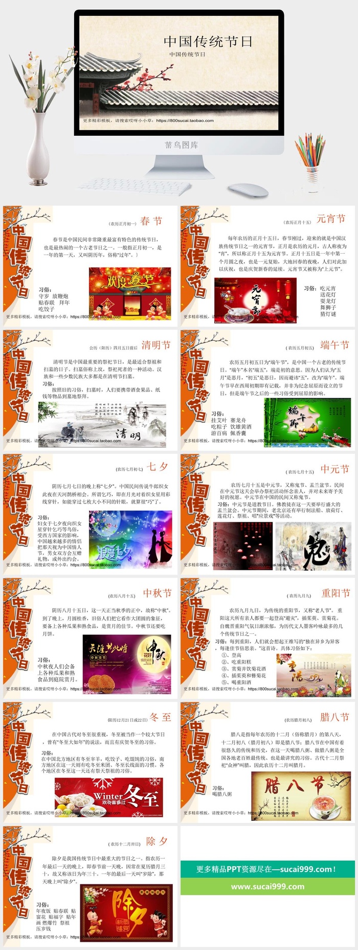 国潮风PPT模板