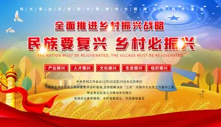 乡村振兴展板 美丽乡村 展板 