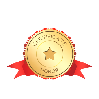 荣誉奖章 证书奖章  徽章 免抠