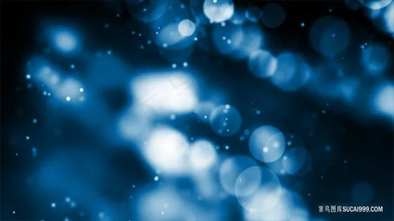 蓝色渐变炫光光斑背景