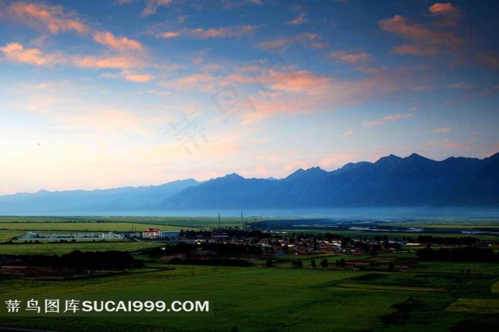 青海门源风景素材