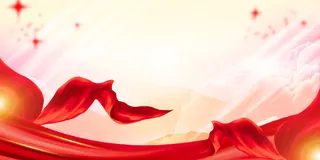 红色渐变创意光影党建背景