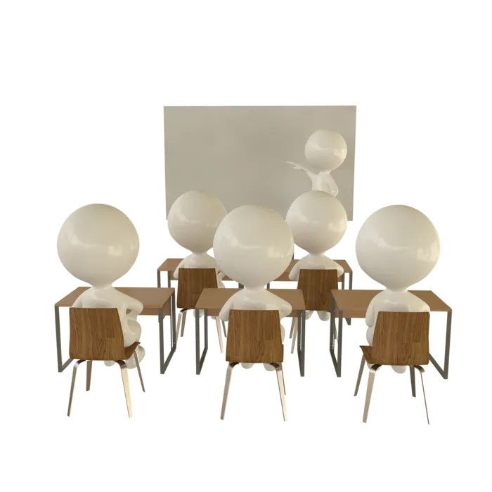 3D商务小人合作火柴人办公白领团队小黑人元素PNG设计素材模板
