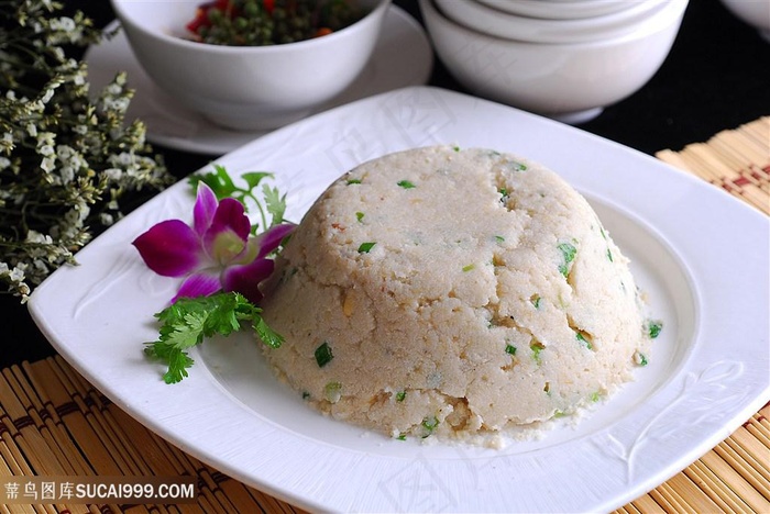 中华美食豆花系列豆筋沙实拍摄影图