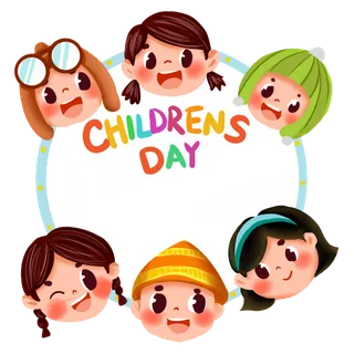 六一儿童节边框紫色圆形边框