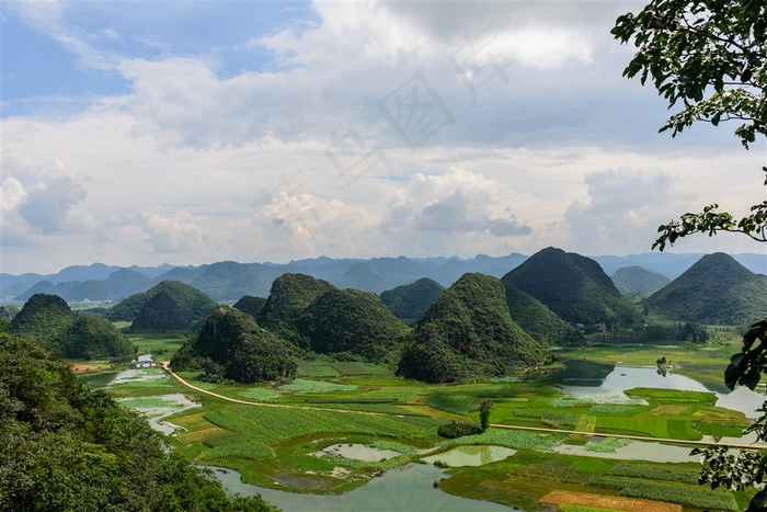 云南普者黑风景图片