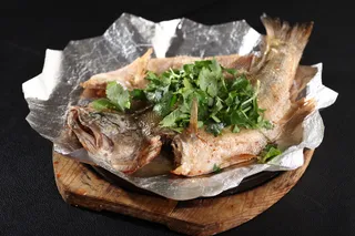 R00564香菜烘鲈鱼