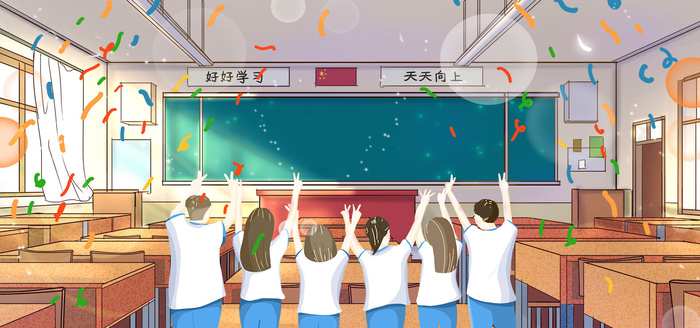 教室毕业季PSD素材