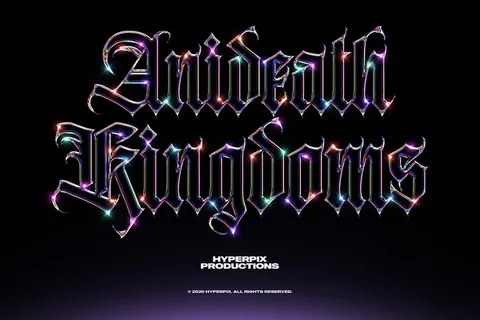 水晶PS可编辑文字效果