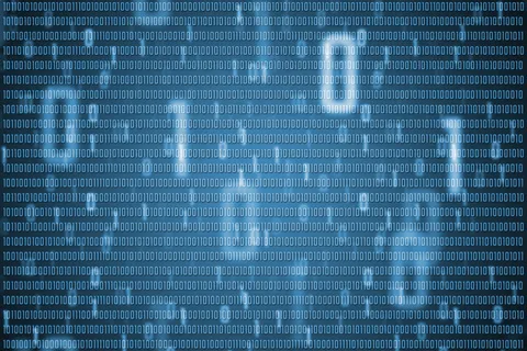 蓝色信息数码高科技创意背景