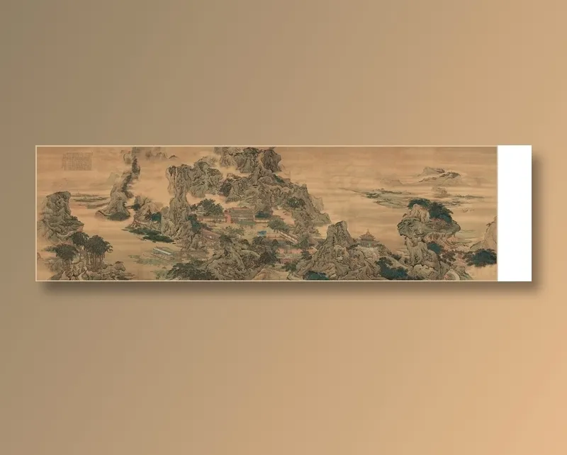 阿房宫古代绘画
