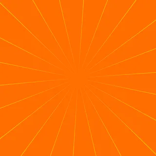 |橙色放射线线条背景