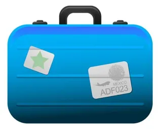 PNG行李拉杆包免抠