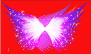 天使羽毛装饰背景墙