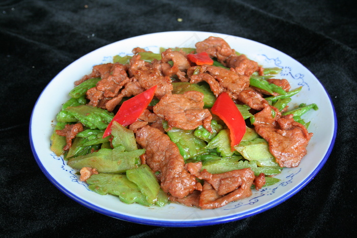 家常菜|美食|菜谱|菜单|0296凉瓜牛柳