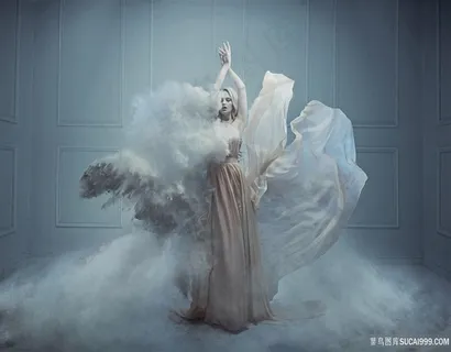 烟雾下的性感美女写真 烟雾下的性感美女写真