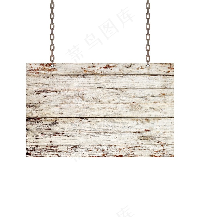 灰色木质广告牌
