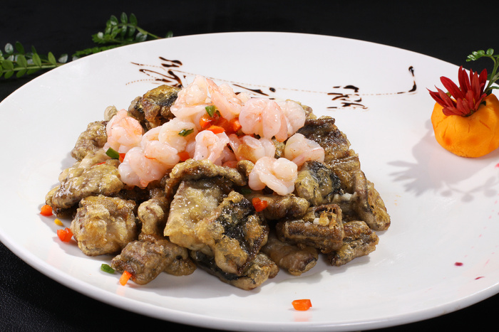 虾仁鲜片 (2)