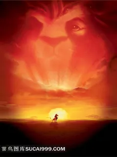 空中的狮子王电影酷炫海报