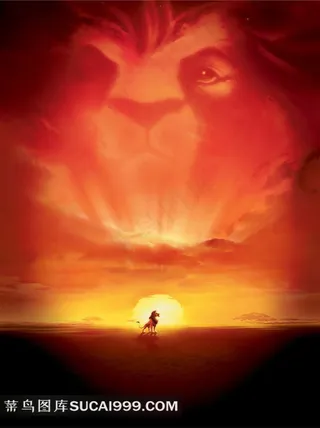 空中的狮子王电影酷炫海报