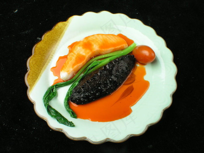 粤菜3353鲍参烩鳕鱼