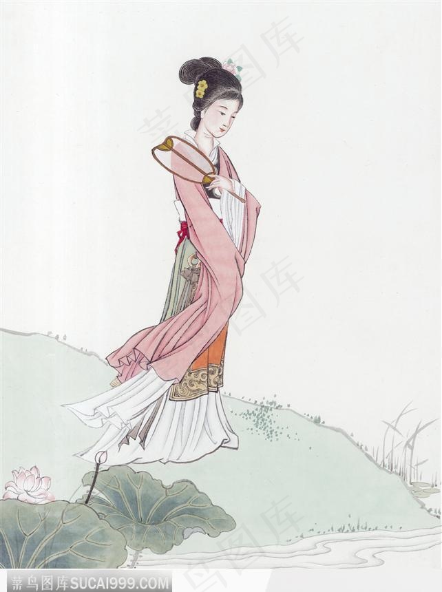站着的侍女
