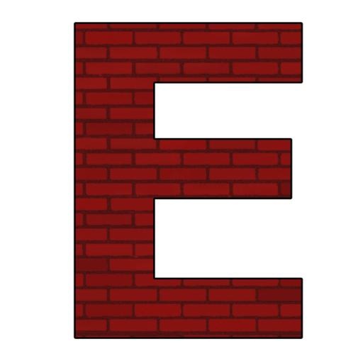 字母E PNG免抠(720x720)