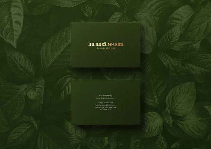 名片样机设计素材