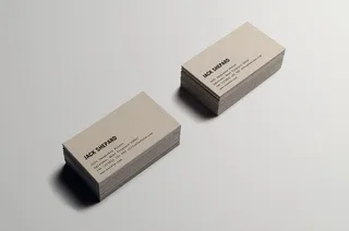 名片样机设计素材